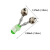 HiBD Fishing Bell 20pcs Spiral Clip Fish Bell Fishing Bite