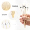 Cocktail Sticks for Food 150 PCS 4.7 Inch Silver Pearl