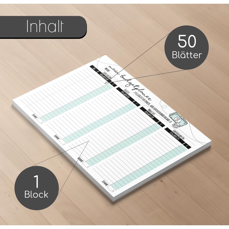 My Budget Planner I dv_325 I DIN A4 I Mint