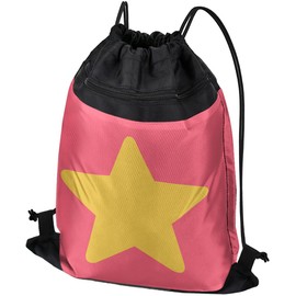 LOGOVISION Steven Universe Steven Star Drawstring Backpack Sports Bag Sackpack 17" x 13", Perfect for Gym, Yoga or Practice