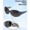 SIPHEW Polarisierte Sonnenbrille Damen Übergroße klassische Brille mit 400 UV-Schutz