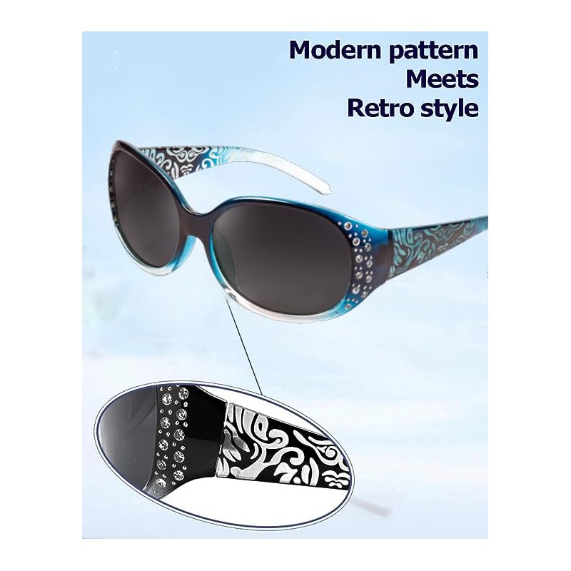 SIPHEW Polarisierte Sonnenbrille Damen Übergroße klassische Brille mit 400 UV-Schutz