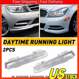 Unbranded LED Daytime Running Fog Lights For Mercedes 2007-2014 W204 C250 C300 C350 E63AMG