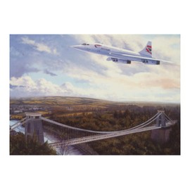 Concorde British Airways Airliner Aircraft Plane Blank Birthday Fathers Day Card