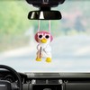 Car Rearview Mirror Pendant Swinging Duck Hanging Swing, Car Hanging