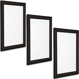 Pack OF 3. New A5 Black Aluminium Snap Frames Click Sign Or Poster Holder Ideal As Menu’s Holder & Certificates Display