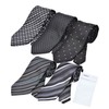 Businessman Support Washable Necktie Set of 5, Washing Bag Included