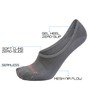 ZeroSock Womens Bamboo Super Low Invisible Socks With Mesh Ventilation