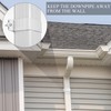 Hicarer 6 Sets Gutter Downspout Straps 2x3 and Downspout Wall