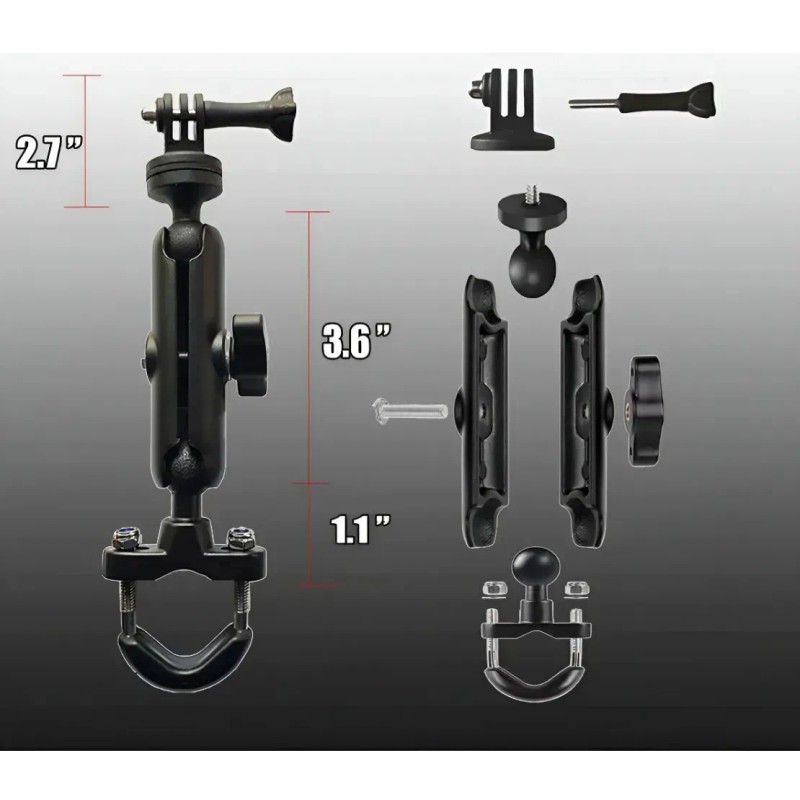 Soporte Cámara Motocicleta 360 Gopro Bike Hol Rdffcoo