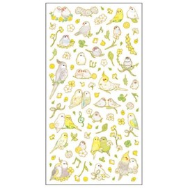 Takeimiki [Sticker Sheet] Edge Foil Clear Seal/Natural Bird Animal