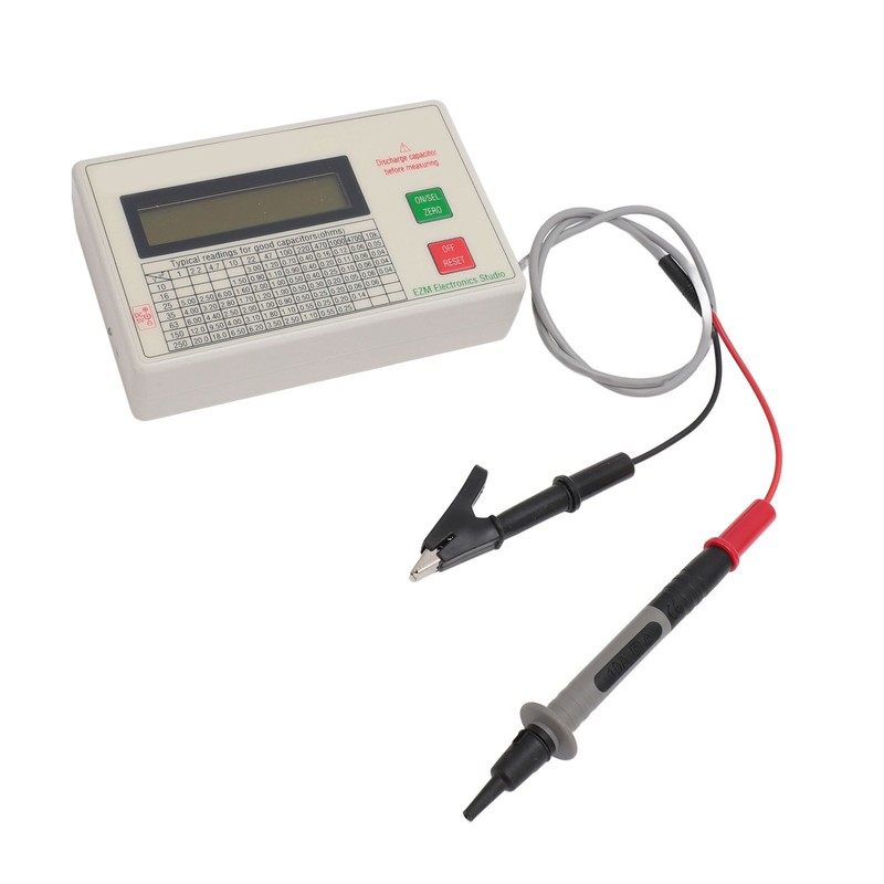 ESR Meter Accurate Smart Shutdown Function Portable ESR Capacitance Tester