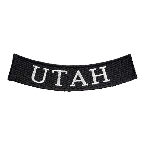 PatchStop State of Utah Bottom Rocker Patches for Jackets Motorcycle