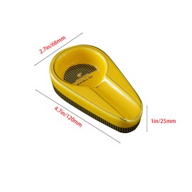 Fsocpen Cigar Ashtray,Handmade Gilt Ceramic Cigar Ashtray,Cigar Travel Ashtray,Ceramic cigar ashtray,Cigar Ashtray for Patio,Indoor,Outdoor,Set of 2
