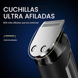 Ufree Recortadora de barba 3 en 1 para hombres, afeitadora eléctrica impermeable IPX6, recortadora de nariz y bigote de pelo, cortadora tipo C, kit de