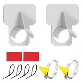 Tiardey 2Pcs Swimming Pool Pipe Holders, Ground Swimming Pool Accessories With Pipe Holder And Cable Ties, Preventing Pipes Sagging Accessory Designed To Fit On Pools