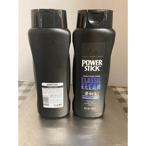 PowerStick Classic Clean 2 in 1 Shampoo & Conditioner (2