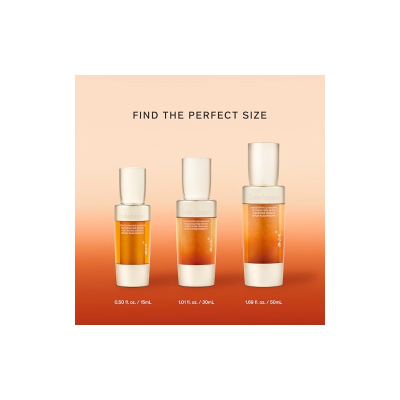 Sulwhasoo Concentrated Ginseng Renewing Serum Mini Hydrates, Visibly Firm, Smooth,