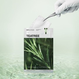 Mediheal Tea Tree Soothing Moisture Essential Mask 10 Sheets + 10 Sheets (Total 20 Sheets) / 메디힐 티트리 진정 수분 에센셜 마스크 10매+10매 (총 20매)