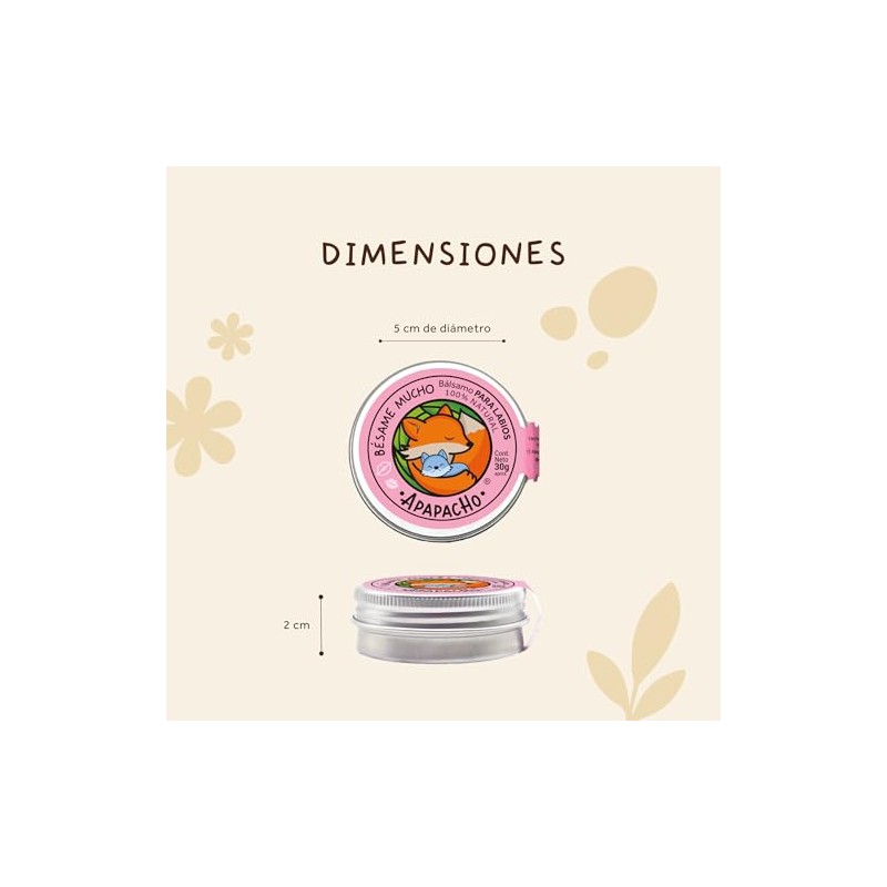 Apapacho Bálsamos - Bésame Mucho (Bálsamo para labios)