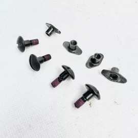 Galvion/Revision Galvion Revision 17.5mm Helmet Hardware Set 4-Point Chinstrap BOLT & NUT 4pk New