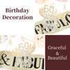 Chanaco 60th Birthday Decorations for Women, 60 & Fabulous Sash