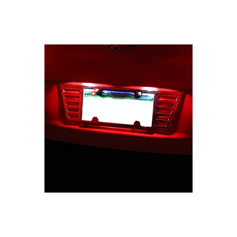 Corvette License Plate Bright White LED : 2005-2013 C6