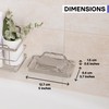 KINCMAX Premium Adhesive Soap Holder for Shower Wall - Drill