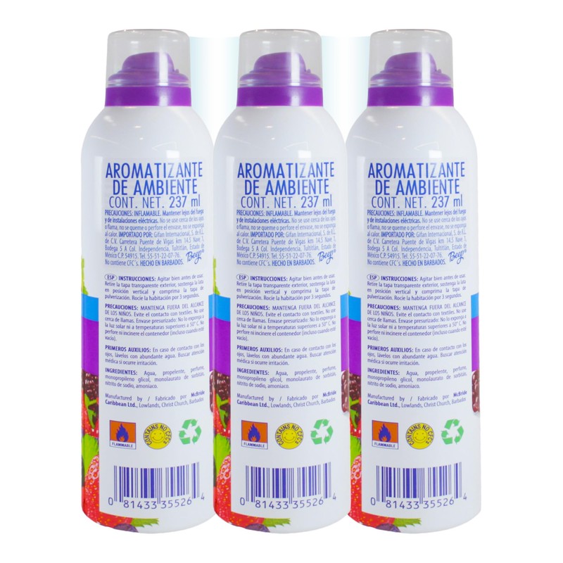 Beep Air Freshener - Berry Burst 3PACK