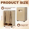 Kmise Portable Cajon Drum Box, 11.8×12.2×19.6" Adjustable Snare Cajons Drums,
