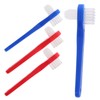 Baluue 4pcs Portable Brush Set Soft Cleaning Toothbrushes for Adults