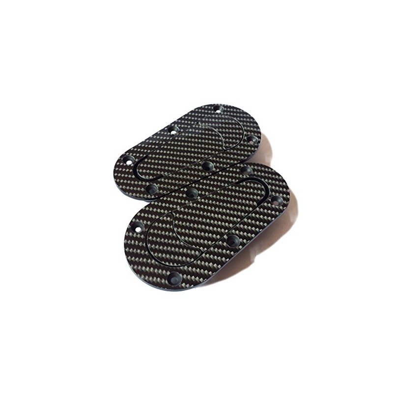 carbon hood pin / flat / aero catch / black