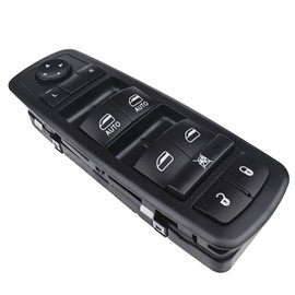 68139805AB Master Power Window Switch Replacement for 2011-2020 Chrysler 300, 2015-2017 Chrysler 200, 2011-2019 Dodge Charger, 2016-2022 Ram 1500 2500 3500#Replaces 56046823AE, 68231805AA