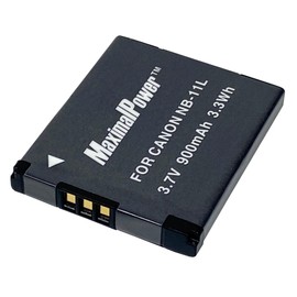 [Canon NB-11L Battery Combo Pack] Rechargeable A+ Li-ion 3.7V Battery for Canon NB-11LH PowerShot SX400 A2300 A2400 A2500 A3400 A4000 SX410 IS A2600 A3500 A4050 Digital Cameras