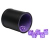 Leatherette Dice Cup Felt Lining Shaker Quiet for Playing Yahtzee/