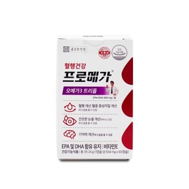 [Chong Kun Dang Health] Chong Kun Dang Health Promega Omega 3 Triple 654mg x 60 capsules (1 bottle) / [종근당건강] 종근당건강 프로메가 오메가3 트리플 654mg x 60캡슐 1통