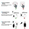 Garbage Disposal Air Switch Kit with Power Cord Kit, Sink