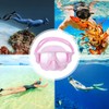 Professional Free Diving Anti Fog Large View Low Volume Dive