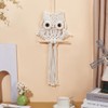ORIGACH DIY Macrame Owl Wall Hanging Kit Hand Woven Macrame