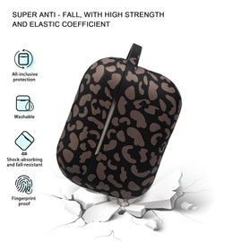 Bavane Case Compatible with Airpods Pro 2nd Generation Case Cover 2022/2023/2019, Soft Silicone Skin Cover Shock-Absorbing Protective Case with Keychain and Cute Skin for Women (Grey Cheetah)