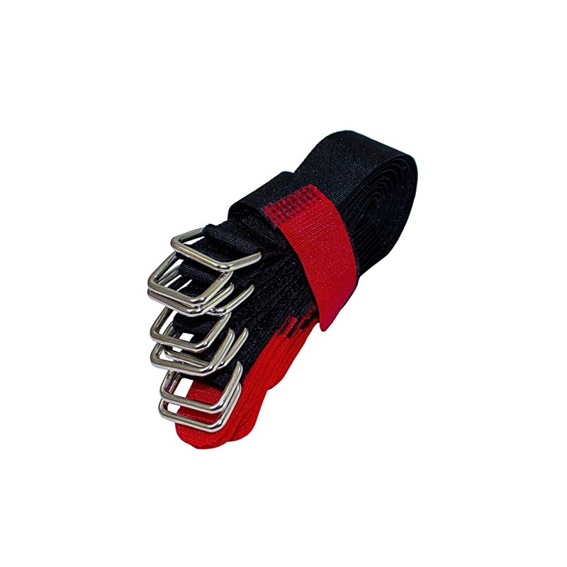 Lumonic 10 x Velcro Ties 200 x 20 mm Crossed