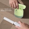 2 in 1 Electric Lint Shaver Sticky Roller Rotating Handle