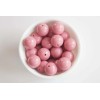 Pink Rose Solid 20mm Chunky Acrylic Beads 10 ct for Bubblegum Gum Ball Necklace