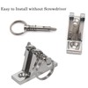 GaiRen Bimini Top Hardware, Deck Hinge with Quick Release Pin,