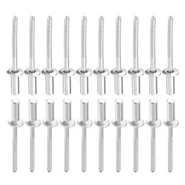 DTGN 4mm x 13mm (DXL) Blind Rivets - 100Pack - Good for Machinery Joining - 304 Stainless Steel Dome Closed End Rivet