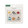 Midori 43428006 Mini Magnets, Set of 6, Kitchen Pattern