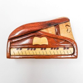 Piano Wood Puzzle Box