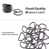 Trimming Shop Non Welded Metal D Ring Fasteners Durable Buckles