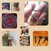 Waxed Polyester Jewelry Making Cord Waxed Beading String with Spool