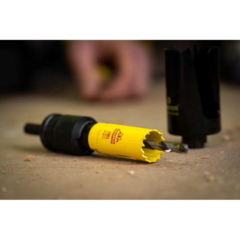 Starrett Hole Saw, Yellow, 152 mm